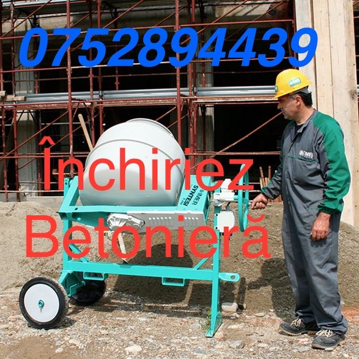 Betoniera / Generator/ Roaba/Picamer Demolari/Transport