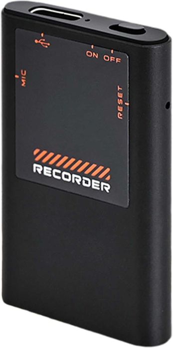 Дигитален диктофон M11 с метален корпус, FM радио и гласово активиране