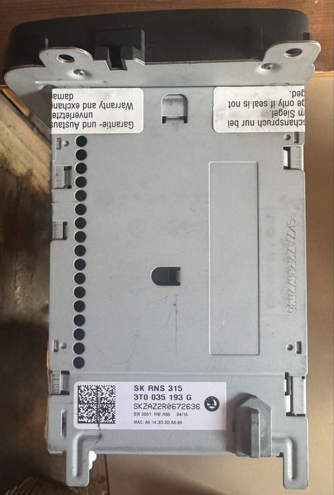 Radio CD cu navigatie Skoda Amundsen+ (RNS 315)