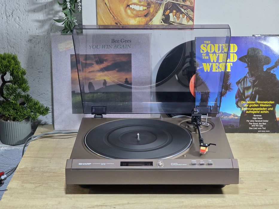 Pick-up SHARP RP-30, automatic stereo turntable, hifi audio vintage DD