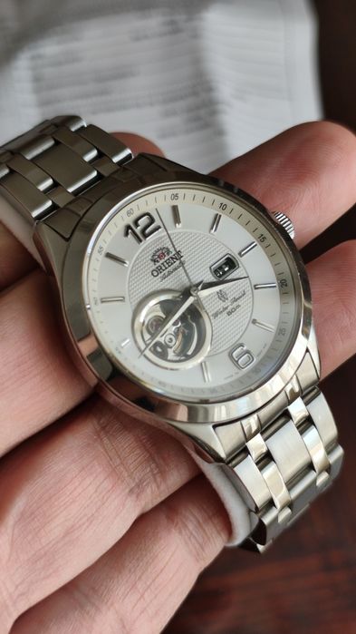 Orient automatic, safir, open heart,  servisat