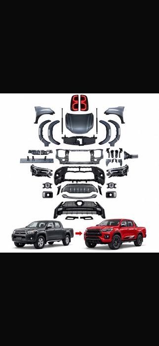 Переделка на HILUX с до рестайлинга на рейсталинг Aventador