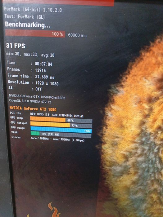 Видеокарта GTX 1050