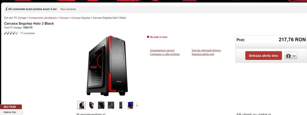 Kit Ryzen 5 7600, Ga-620M, 16Gb DDR5 6000, carcasa, sursa, cooler