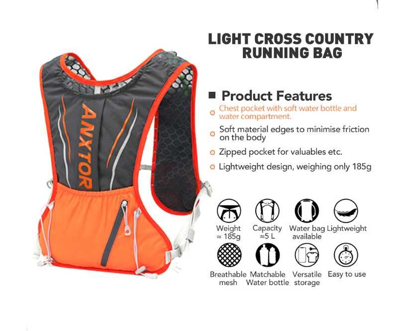 -60% ANXTOR Ултра лека спортна раница | Бягане, колоездене, туризъм