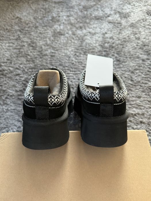 UGG Tasman Platform Slippers Black