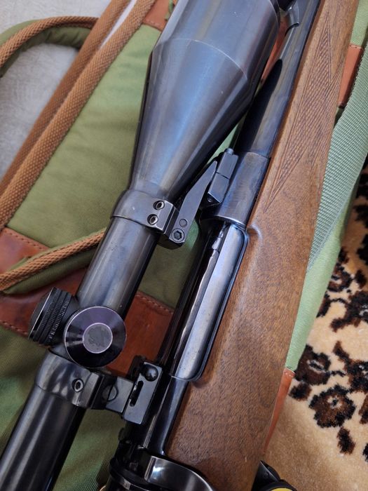 Lunetă Kahles Wien Helia-Super 8x56 cu montură și inele EAW