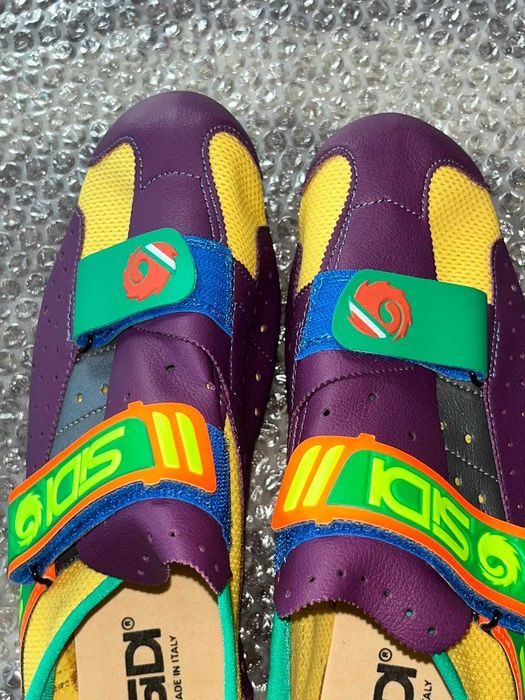 Pantofi "retro" pentru ciclism, noi, marime 45