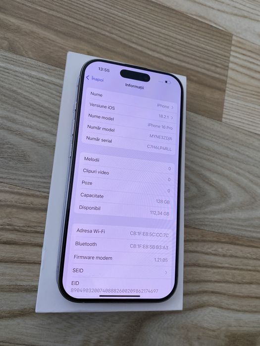 iPhone 16 PRO , ALB , Accept Schimburi
