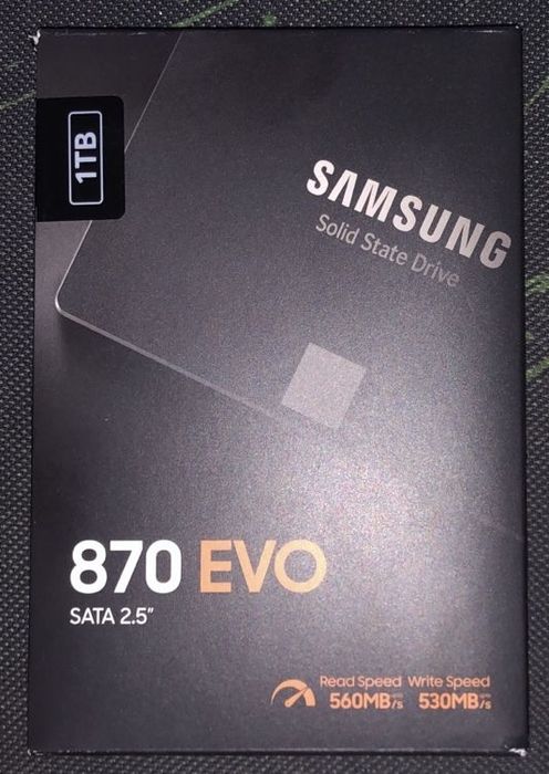 SSD.   Samsung.  870.  EVO. 1 Тб.  Новый