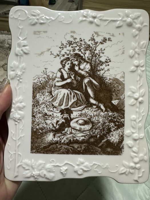 Мейсен панно антиквариат