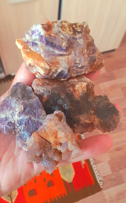 Лот 4 бр. аметисти