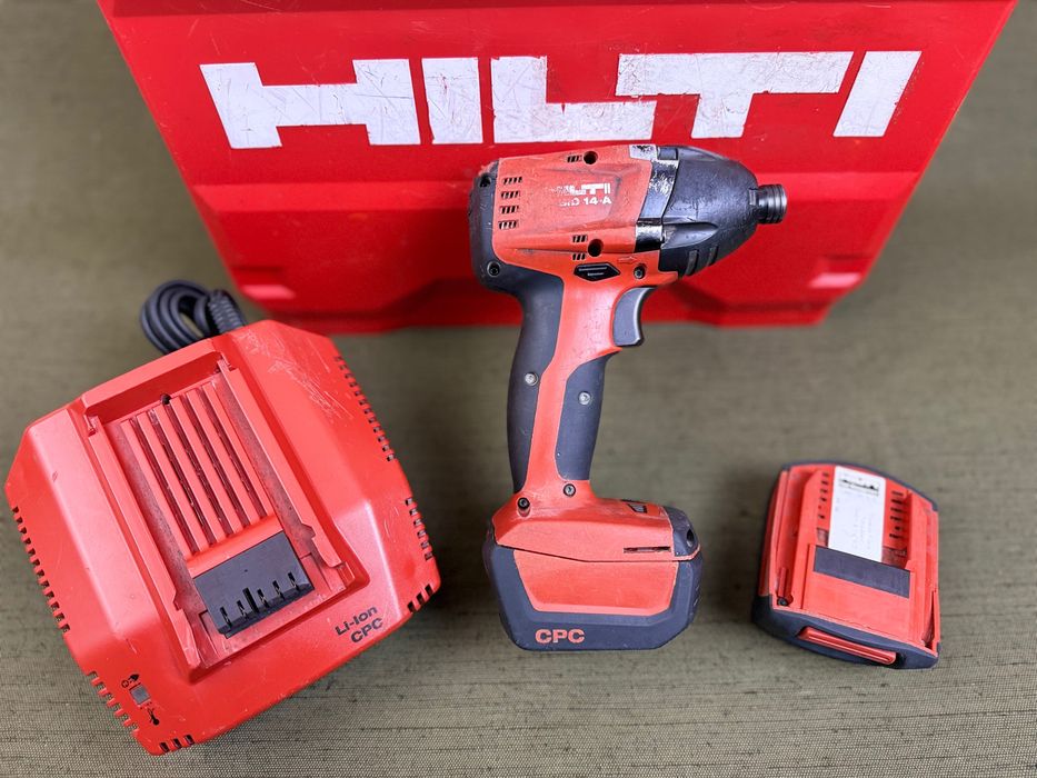 Hilti SID 14-A импакт ударен винтоверт с 2 батерии и зарядно