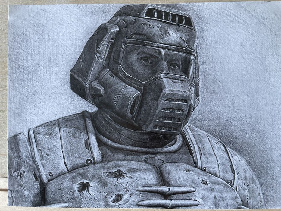 Продам рисунок карандашом DOOM. От автора