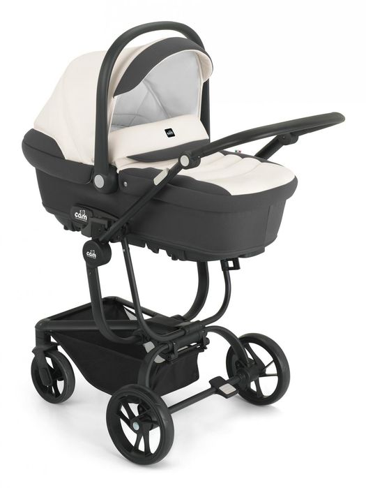 Бебешка количка Cam tasky sport 3в 1 white