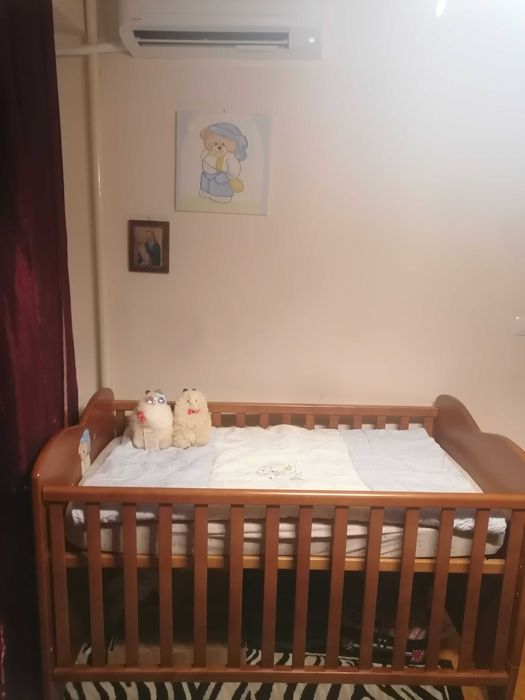 Детско легло 3 в 1, трансформиращо се с 3 нива на матрака