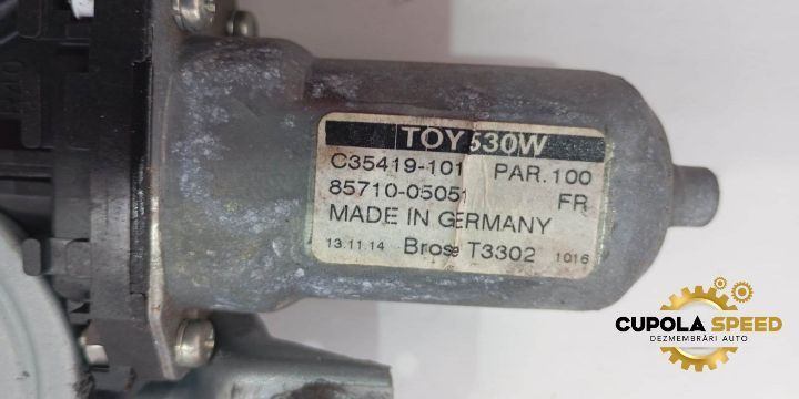 Macara geam fata dreapta electrica cu motoras 85710-05051 Toyota Aven