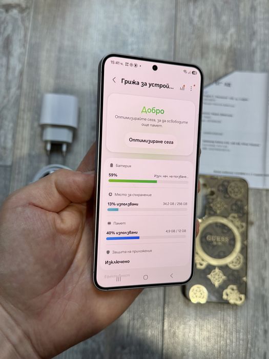 Samsung Galaxy S25 5G 256 GB 12 GB Ram Dual Sim Отличен  без опасности KG off