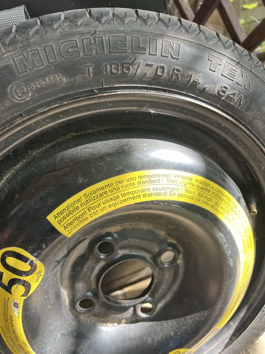 Roata de rezerva subtire R14
