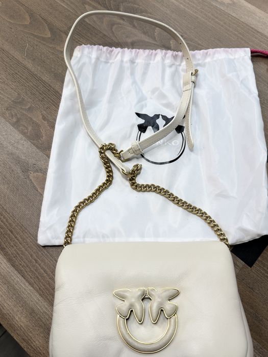 Чанта Pinko естествена кожа