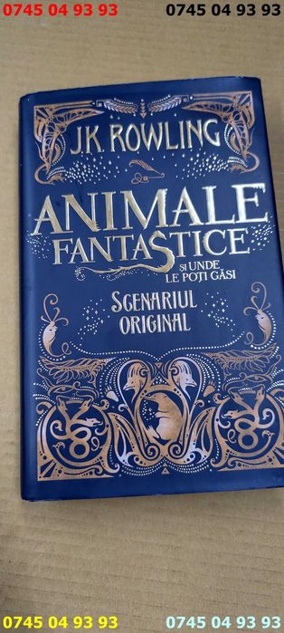 carte carti animale fantastice j.k.rowling cartonata