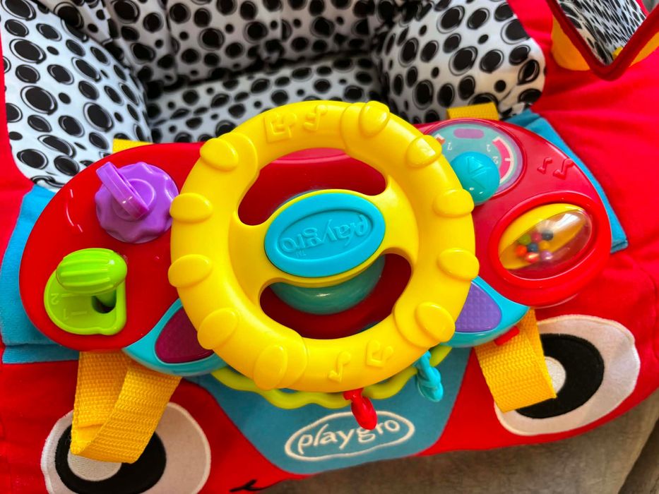 Playgro Игрален център със светлини и звуци ПЛЮШЕНА КОЛА