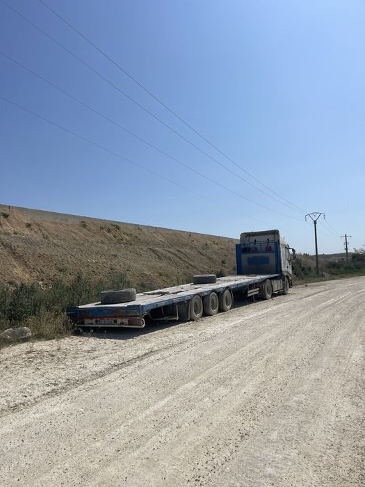 Trailer transport marfuri/utilaje/ camioane/AGABARITIC