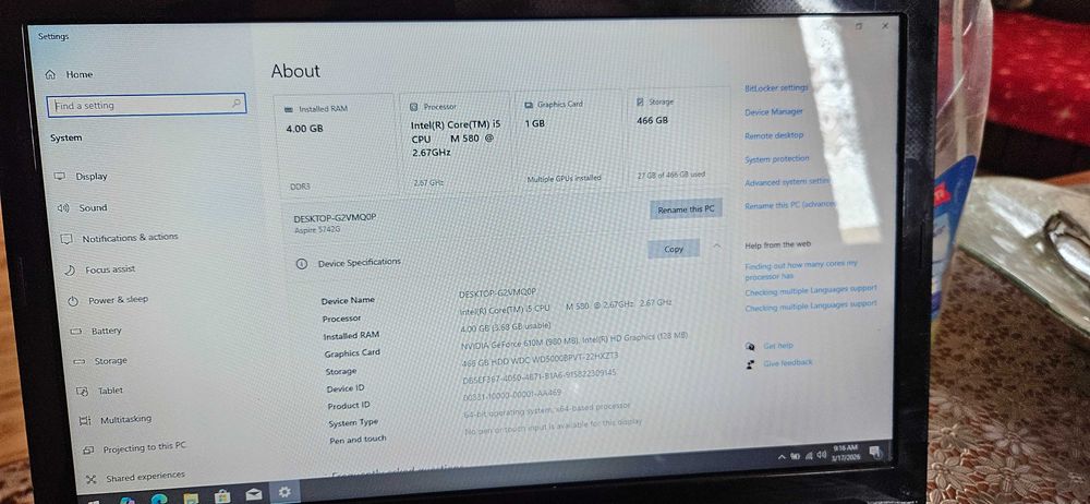 Laptop acer ca nou