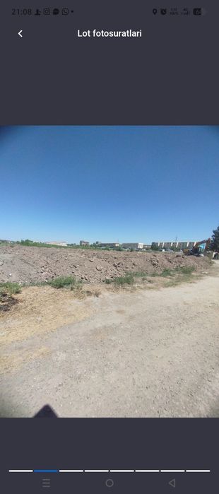 Shovot kanali boʻyida. Yer sotiladi