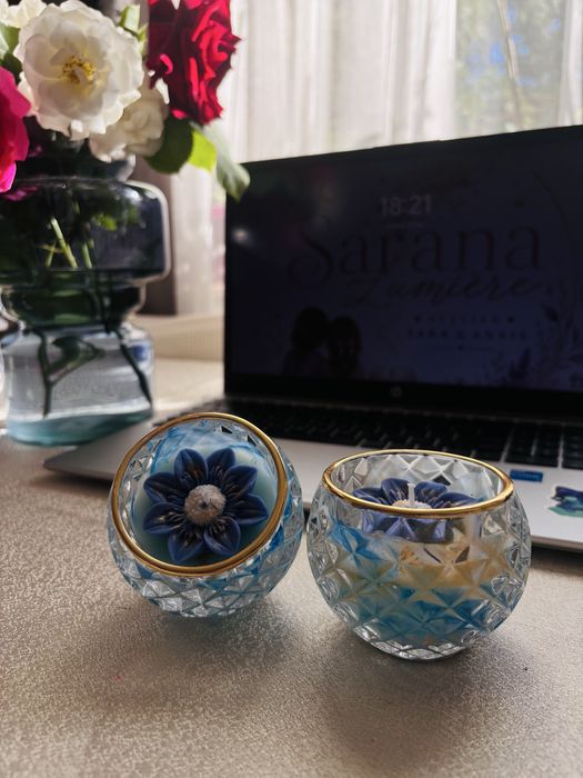 Lumânări artizanale premium | Flori din ceară | Decor & Cadouri