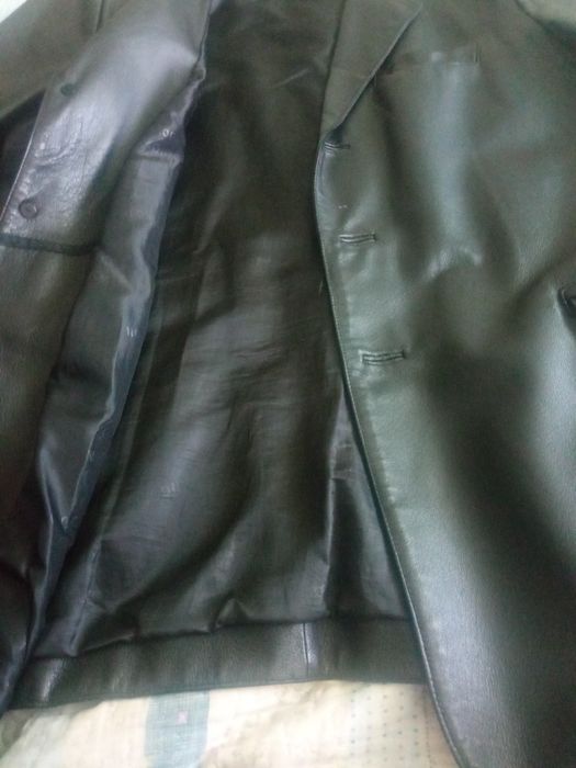 Пиджак мужской кожаный