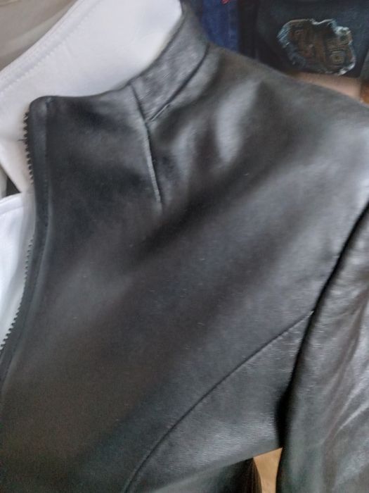 Коженый пиджачёк