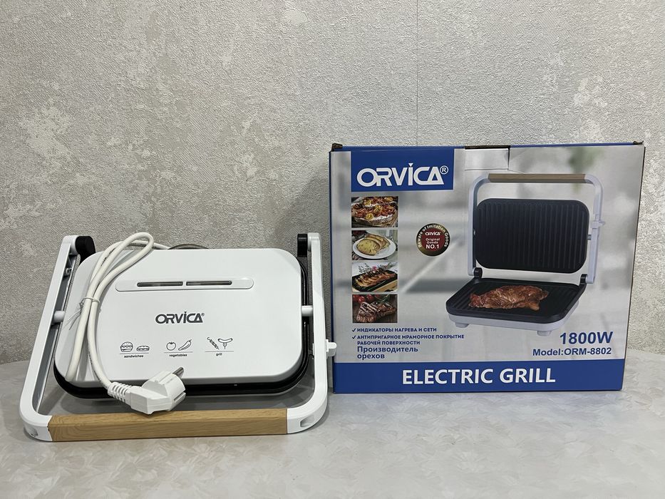 Продам новый электрогриль ORVICA