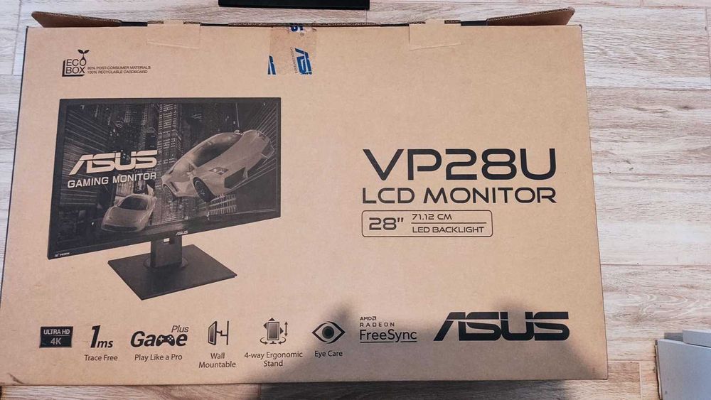 Геймърски монитор 4K 1ms ASUS VP28UQGL