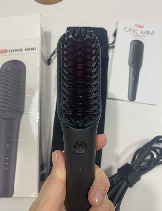 Perie indreptat parul,portabil, Tymo Ionic Mini, ionic,invelis ceramic