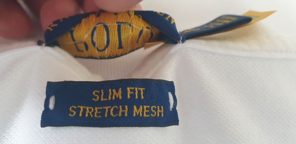 POLO Ralph Lauren Pique  Slim Stretch Mesh XL ОРИГИНАЛ! Мъжка Тениска