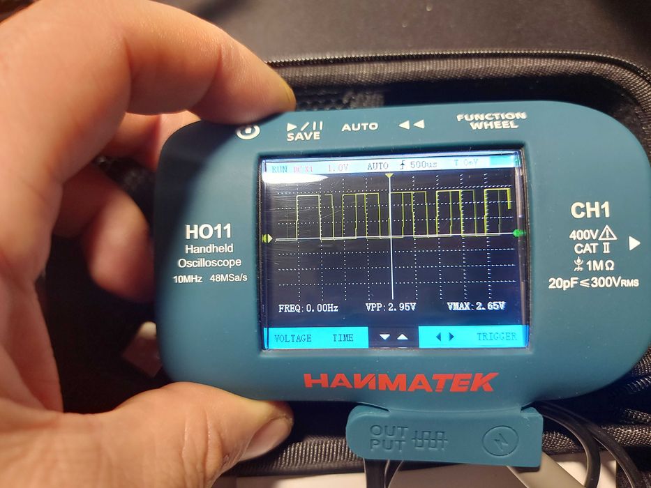 Mini osciloscop digital nou, Hanmatek 10 MHz