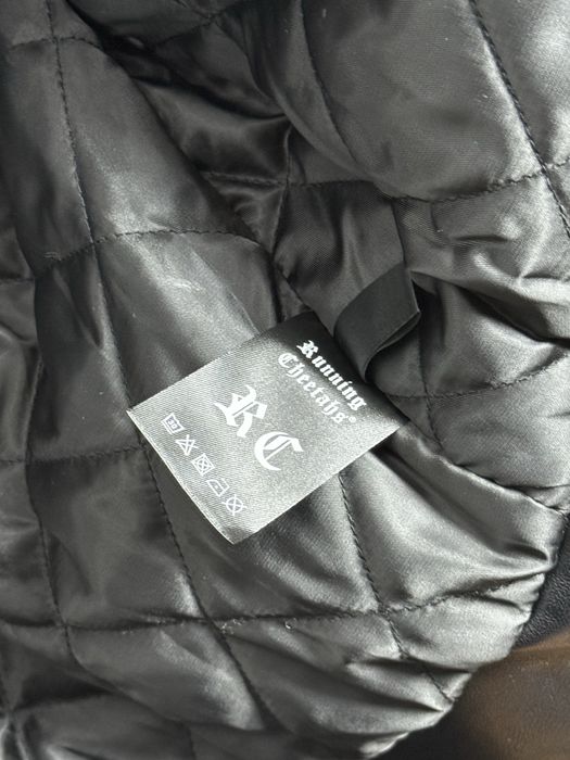 «SALE» VETEMENTS Black Leather Jacket «Polizei»