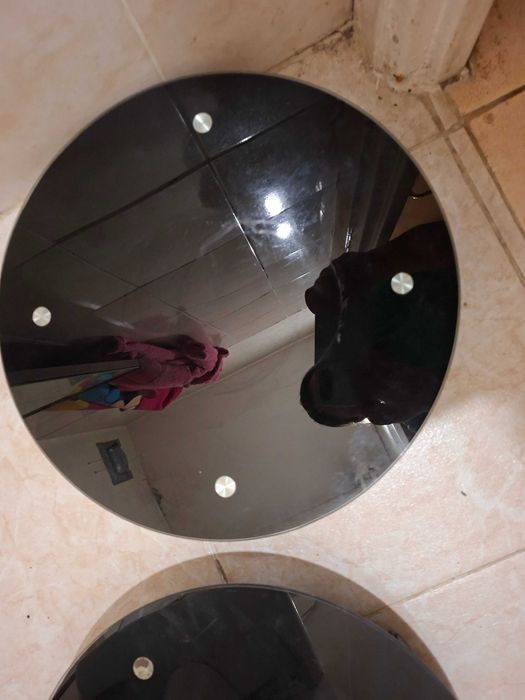 Стойки за цветя подвижни на колела стъклени.