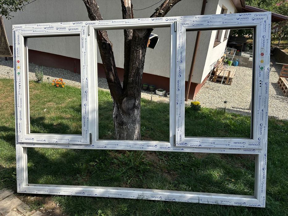 Geamuri / tâmplărie PVC nefolosite