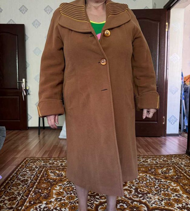 Пальто теплое б/у