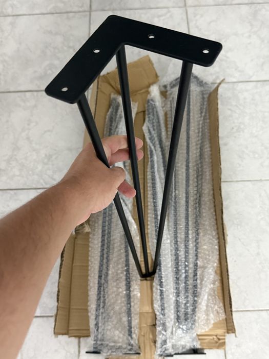Picioare masa Hairpin 710 mat black