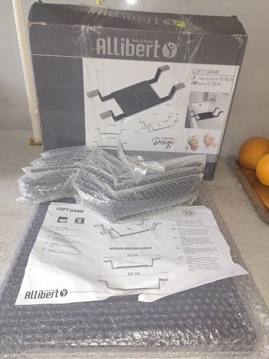 Scaun suspendat pentru cadă Allibert Loft Game (72-82 cm), NOU, Siguranță Baie