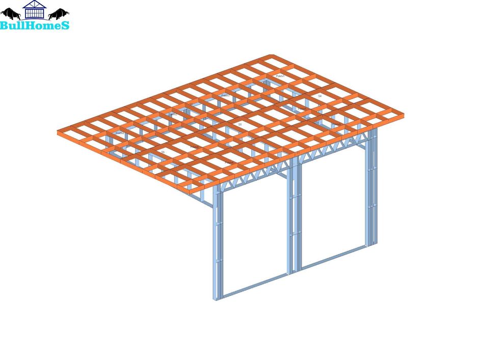 Хале,Халета,Складове,Навеси - 30м² - 6м х 5м x 3.7м
