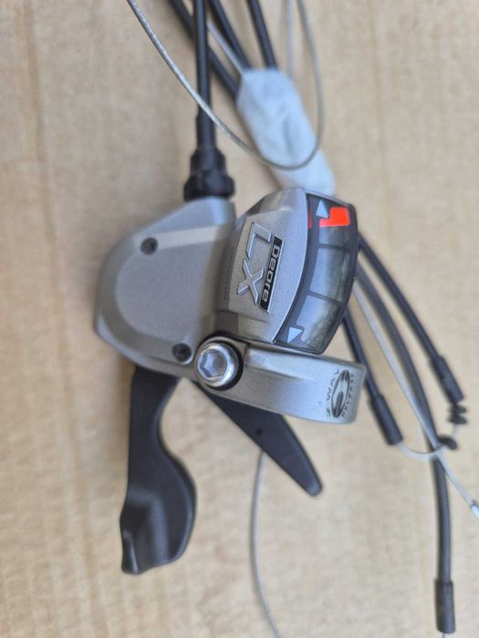 Shimano Deore -LX, set schimbatoare+shiftere, 3X9+camasi si cabluri