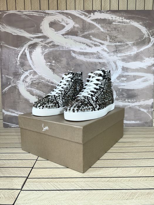 Christian Louboutin High Phyton White