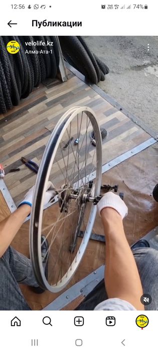 Ремонт велосипеда, обслуживание