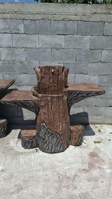 Градински чешми от щампован бетон