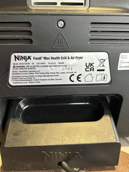 Gratar electric Ninja foodi max healt grill & air fryer