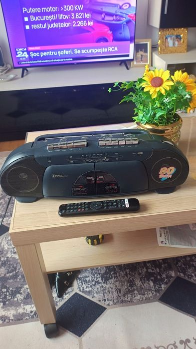 Radio casetofon  dublu caste